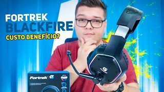 Headset Fortrek BlackFire | Preço BAIXO e QUALIDADE ACIMA DA MÉDIA? Análise e Testes!