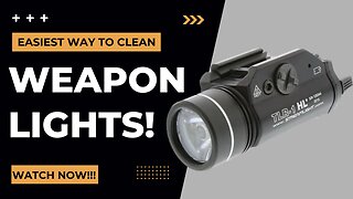 How to clean weapon light