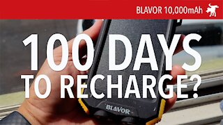 Blavor Solar Power Bank 100 Days