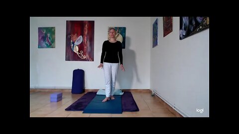 Yoga with the Wall Part III: Spinal Articulation & Half Moon Pose