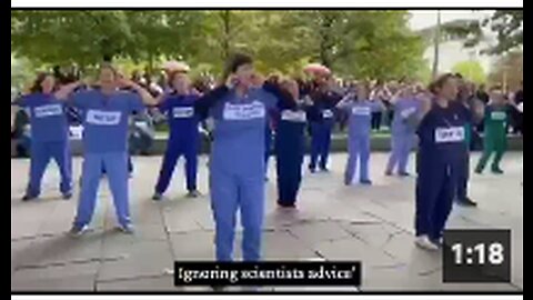 Next level retard climate change TikTok dancing nurses, also known as climatards 🤣