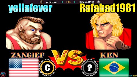 Street Fighter II: The World Warrior (yellafever Vs. Rafabad1981) [U.S.A. Vs. Brazil]