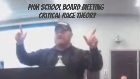 PHM School Board Meeting - CRT Speech 2-28-2022