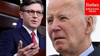 Speaker Johnson Issues Blunt Message to Biden Over Border Before State Of The Union