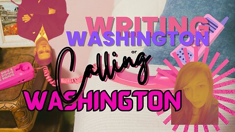 Writing Washington-Calling D.C.-"Why aren't we prosecuting democrats?"