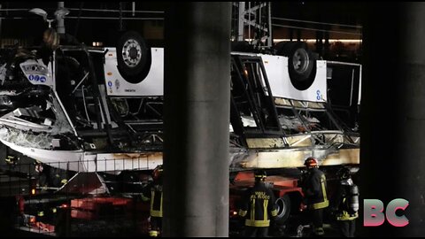 A bus plummeted 50 feet from an elevated road in Venice, killing 21