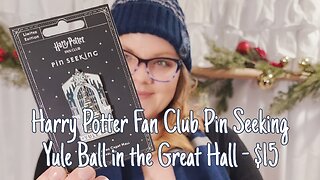 Harry Potter Fan Club Pin Seeking Yule Ball in the Great Hall Enamel Pin - $15