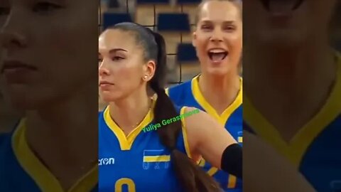 Yuliya Gerasymova 🔥#volleyball #shorts #youtube #player #yuliyagerasymova #viral #gamer