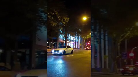 Cars at Night in Sydney