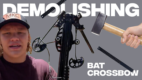 Demolishing A Ballista Bat Pistol CrossBow