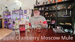 Apple Cranberry Moscow Mule!