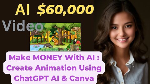 Earning with AI: Making Money by Creating Animated Content using ChatGPT AI and Canva