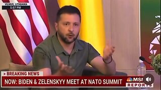 Zelensky thanks Americans for their tax dollars being sent to him without their consent….