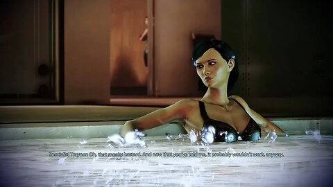 Samantha Traynor's Hot Tub Scene - Mass Effect: Legendary Edition Game Clip