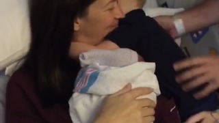 Family Captures The Moment When Big Brother Meets His Newborn Brother For The First Time