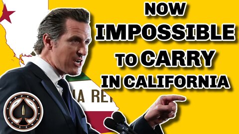California Concealed Carry Nearly Impossible. Updated List Of Prohibited Carry Locations.