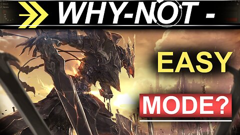 Why Some Games DON'T Make "Easy-Mode"