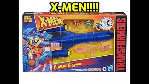 X-MEN X TRANSFORMERS CROSSOVER MARVEL ULTIMATE X-SPANSE - X Jet - NINJA KNIGHT