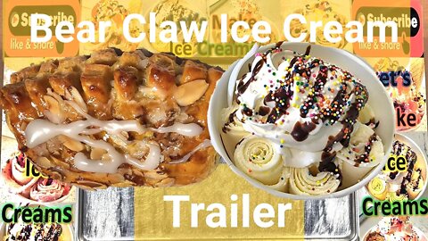 Bear Claw Ice Cream Trailer