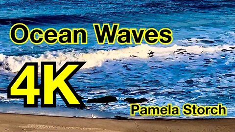 4K Ocean Waves Off the Coast of Maryland by Pamela Storch
