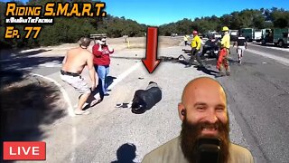 🔴LIVE: Insane MotoStars Crash Review / Riding S.M.A.R.T. 77