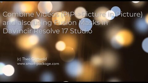 Combine 2 Videoclips in DaVinci Resolve with and without Fusion (PIP/Mask)