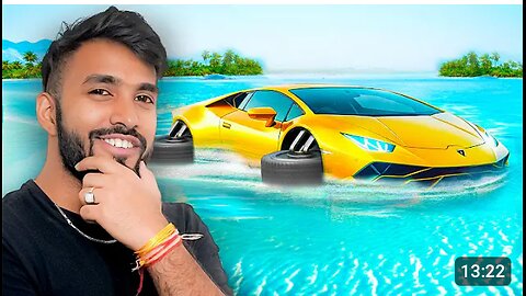 DRIVING A SUPERCAR ON WATER