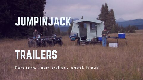 Camping Gear: Jumping Jack Trailers Popup Tent and ATV Trailer