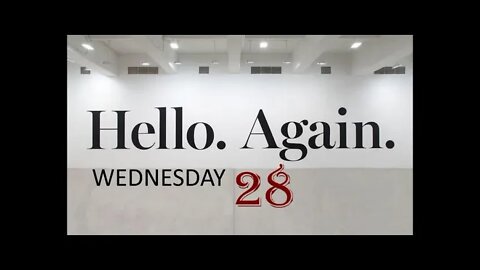 Hello Again Wednesday 28