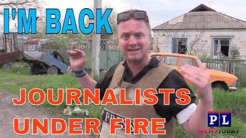 Journalists Underfire As Shelling Hits Civilian Area In Ukraine - Russia War