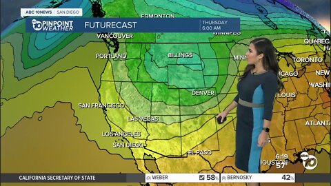 ABC 10News Pinpoint Weather with Meteorologist Vanessa Paz