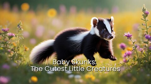 Baby Skunks: The Cutest Little Creatures