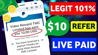 FREE $10 😍 PAYING LIVE PROOF||EVERYDAY EARN VIDEO REWARD APP|HOW TO EARM MONEY ONLINE