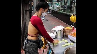 Eggs and Bananas - Street Food