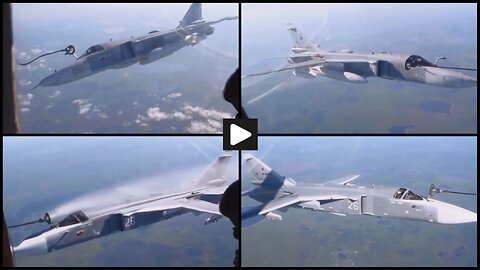 Russian Sukhoi Su-24: Refueling in flight is not an easy task