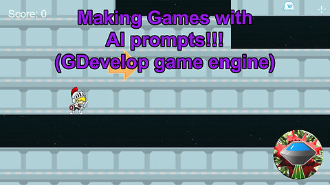 AI Game Creation using GDevelop game engine