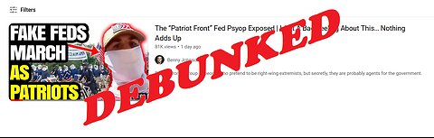 Benny Johnson DEBUNKED! Patriot Front NOT a Fed Psyop