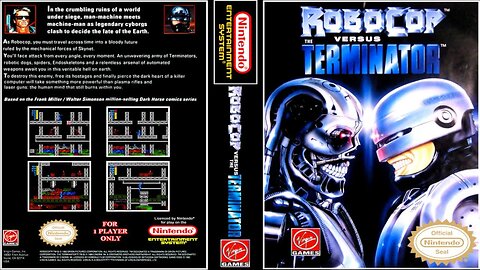 UNRELEASED PROTOTYPE: Robocop Vs. The Terminator for the NES - Playthrough / Gameplay Sample