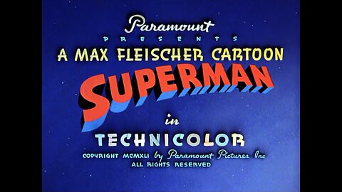 1940 Superman Cartoon