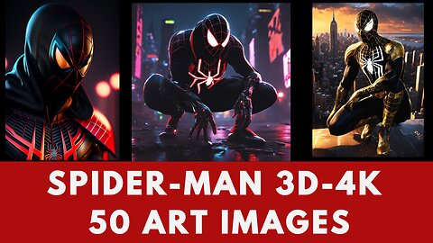 Spider-Man Surrealistic Art Images 3D 4K Edition #1
