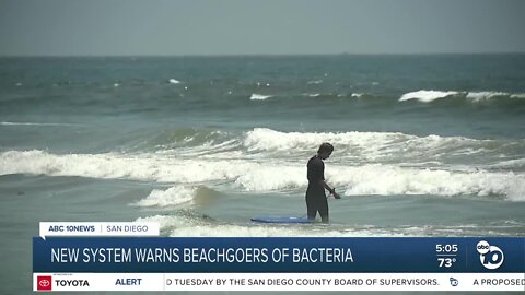 New system warns beachgoers of bacteria