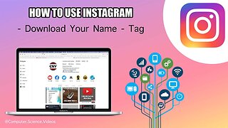 How To DOWNLOAD Your Name Tag on Instagram On a Computer - Tutorial 10 | New