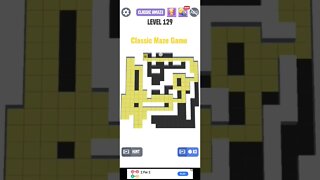 Classic Maze Game Level 129. #shorts