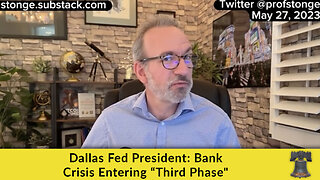 Dallas Fed President: Bank Crisis Entering “Third Phase"