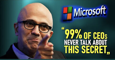 Microsoft “99%” of CEO Never Talk About this secret