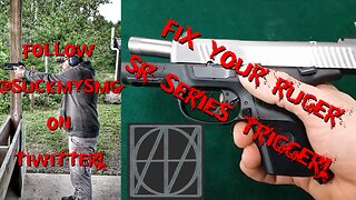 How to fix the gritty trigger on a Ruger SR series pistol