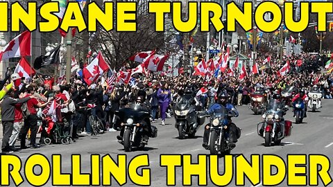 ⚡️ Bikers Bring THE THUNDER!!! ⚡️ / Ottawa Freedom Rally