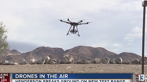 Henderson breaks ground on drone testing site