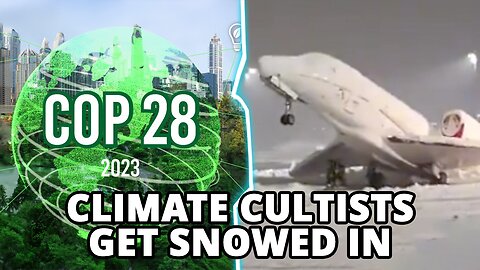 Climate Fearmongers Run Into Snowy Delays As They Fly Private Jets To Desert Meeting