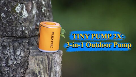 TINY PUMP 2X: 3-in-1 Outdoor Pump | Ultra-light | Air Pump | Waterproof